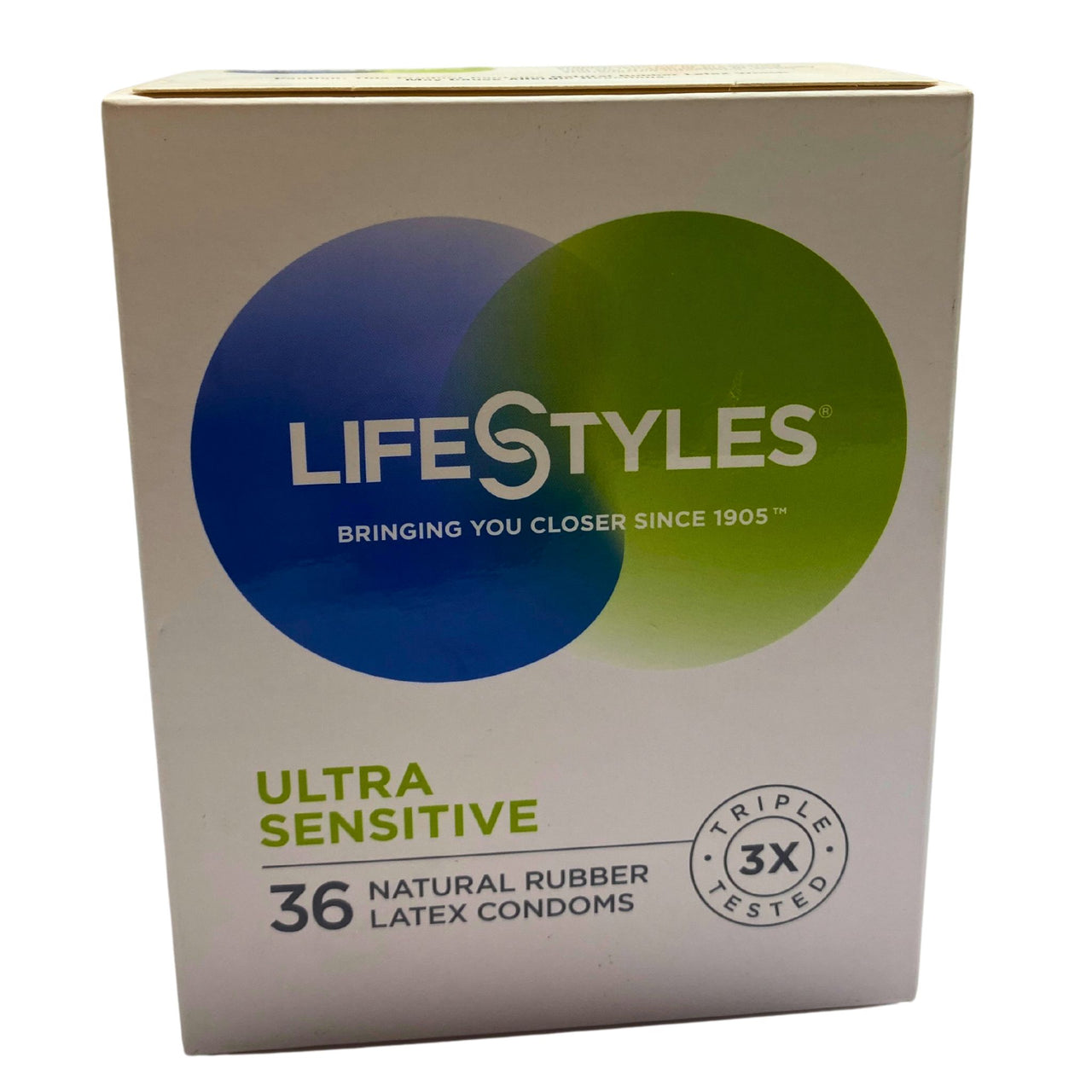 LifeStyles Bringing You Closer Since 1905 Ultra Sensitive 36 Natural Rubber Latex Condoms