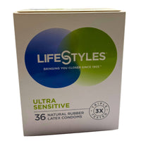 Thumbnail for LifeStyles Bringing You Closer Since 1905 Ultra Sensitive 36 Natural Rubber Latex Condoms