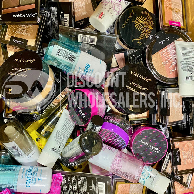 Wet n Wild Makeup Mix – Eyeshadow, Lip Gloss, Blush, Mascara & More (100 Pcs Lot)