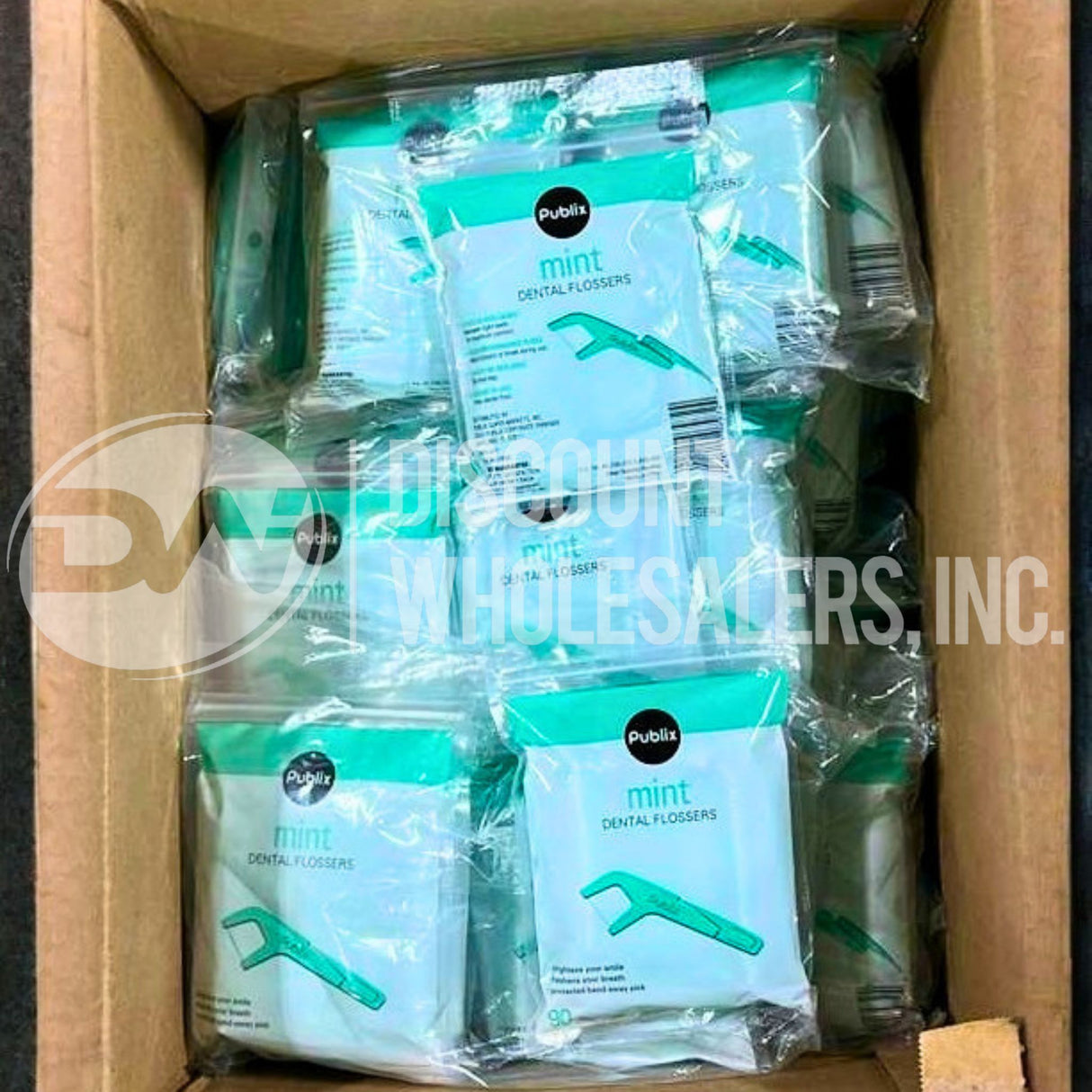 Publix Dental Flossers, Mint 90CT (72 Pcs Lot)