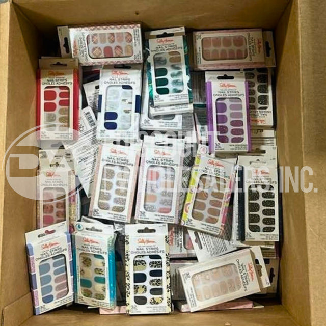 Sally Hansen Salon Effects Nail Polish Strips - 32 Count Different Styles (130 Pcs Lot)