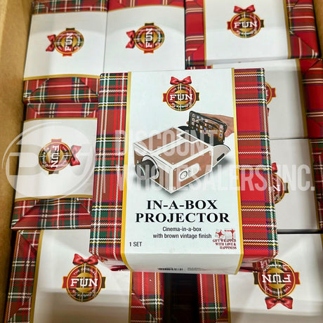 Proyector para teléfono en una caja, cine en casa portátil, regalo de Navidad (lote de 54 piezas)