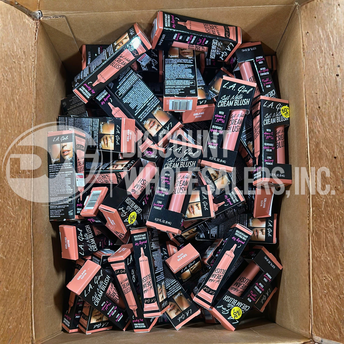 LA Girl Soft Matte Cream Blush, Cutie GBL440 (100 Pcs Lot)