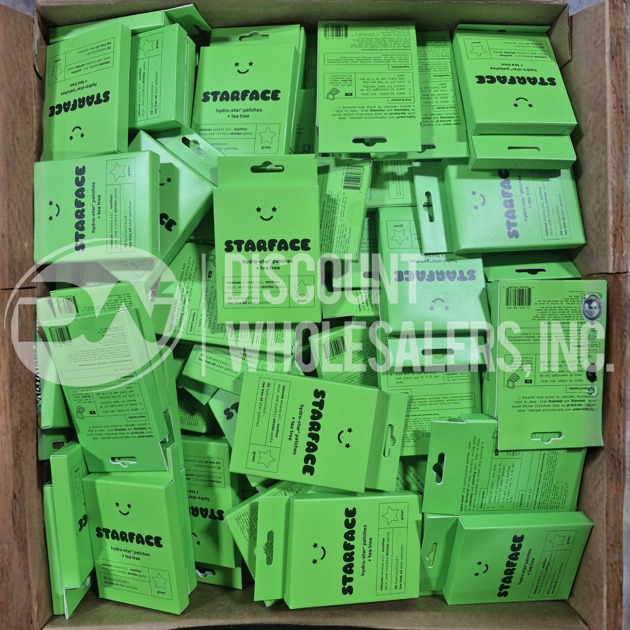 Starface Hydro-Star Patches + Tea Tree Green 32 Hydrocolloid Patches (500 Pcs Lot)