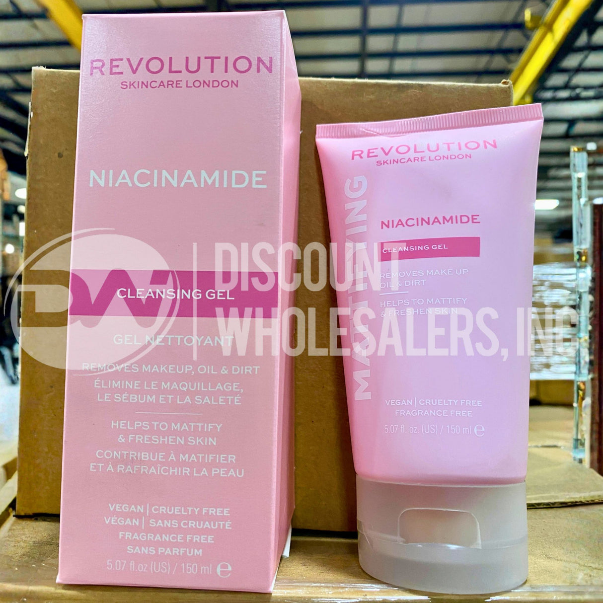 Revolution Niacinamide Cleansing Gel 5.07 Oz. (36 Pcs Lot)