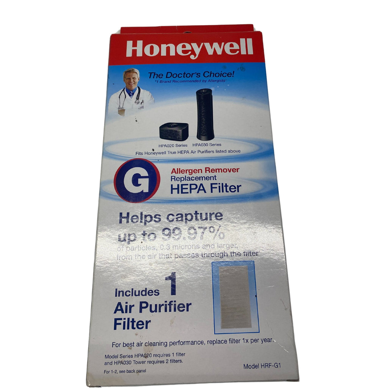 Honeywell the Doctor's Choice! Allergen Remover Replacement Hepa Filter Includes 1 Air Purifier Filter 