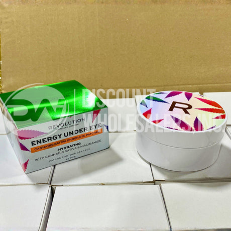 Revolution Energy Under Eye Patches – Hydrating with Cannabis Sativa & Niacinamide 60 pcs (36 Pcs Lot)
