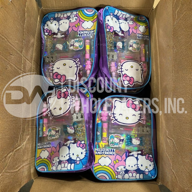Backpack Makeup Set with Cosmetics & Accessories, Ages 3+ (40 Pcs Lot)