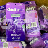Skintimate Violet Blooms 4 Scented Blades (50 Pcs Lot)