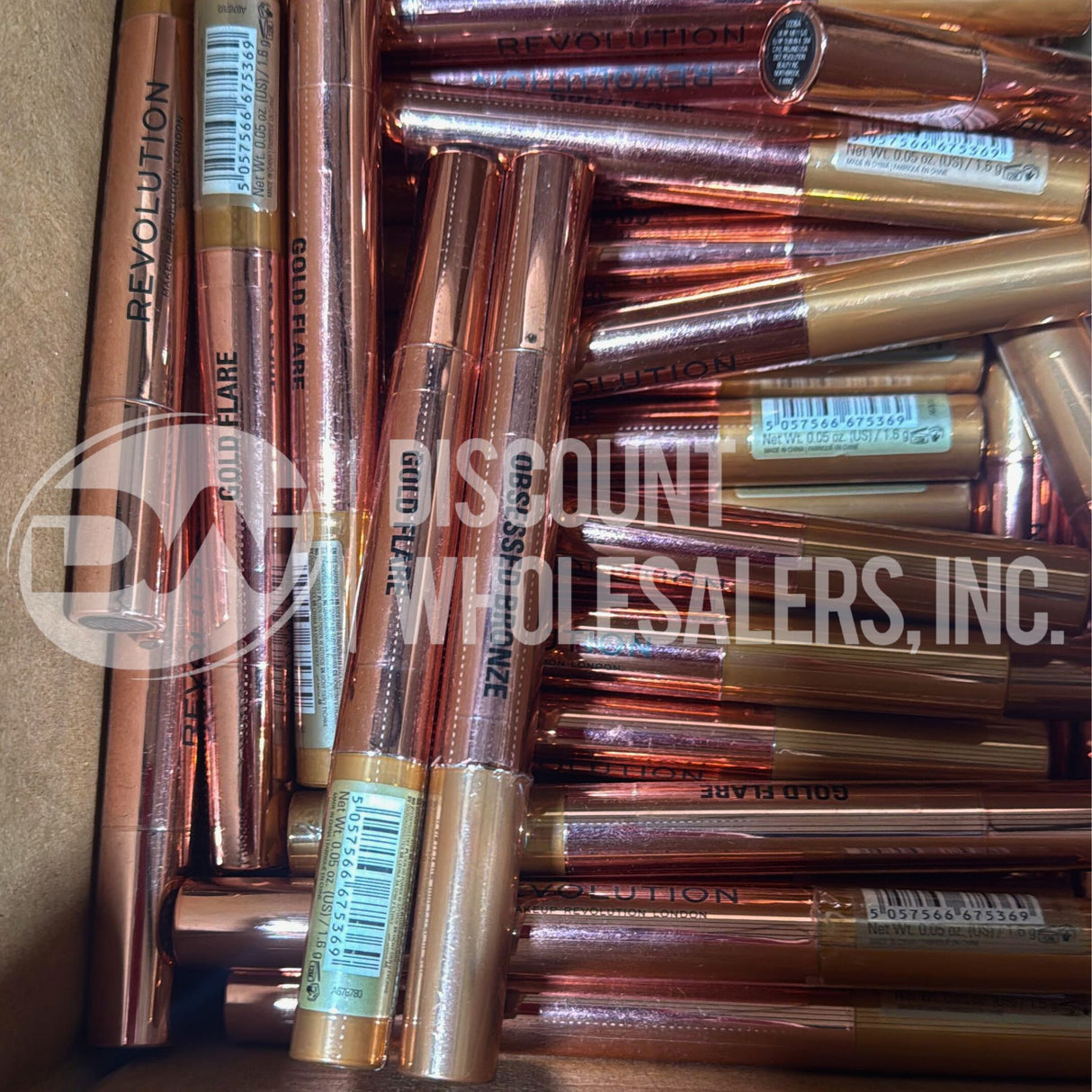 Revolution Eye Shadow Stick Gold Flare and Obsessed Bronze (100 Pcs Lot)