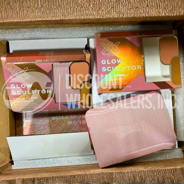 Revolution Glow Sculptor Cream Blush + Bronzer (108 Pcs Lot)