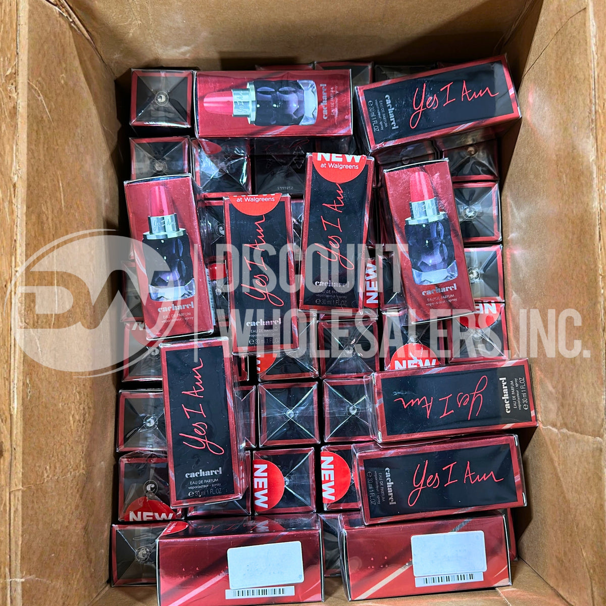 Cacharel Yes I Am Eau de Parfum Spray for Women, 1 Oz (58 Pcs Lot)
