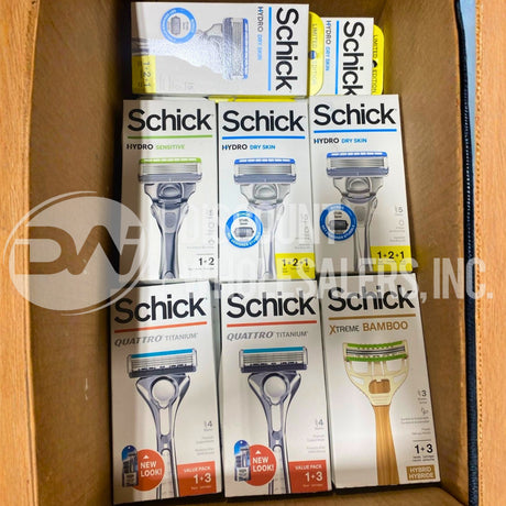 Schick Men Razors Assorted (200 Pcs Lot)