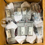 Socks Performance Women’s Ankle Double Dry 6-Pair Multi/White Size 5-9 (120 Pcs Lot)