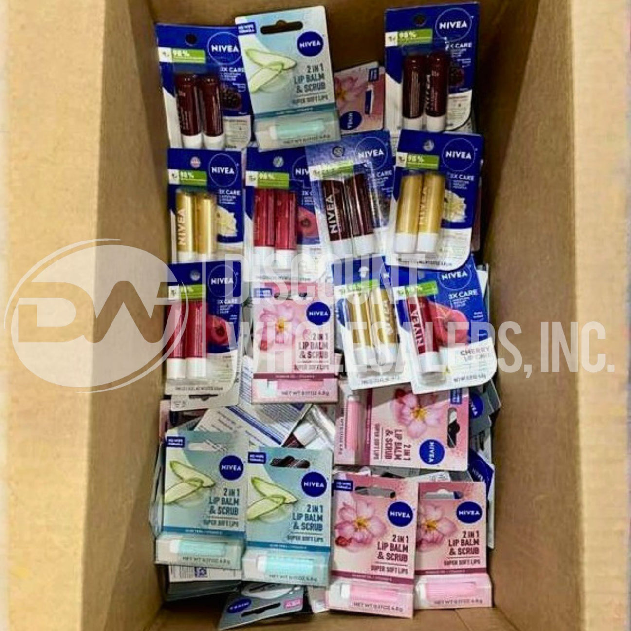 Nivea Assorted Lips Balm Different Sizes (200 Pcs Lot)