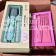 Mermade Hair That's Mint Blowout Kit and My Wave Kit Oink Double Waver 4 Grip Clips Pink Bag Mix (27 Pcs Lot)