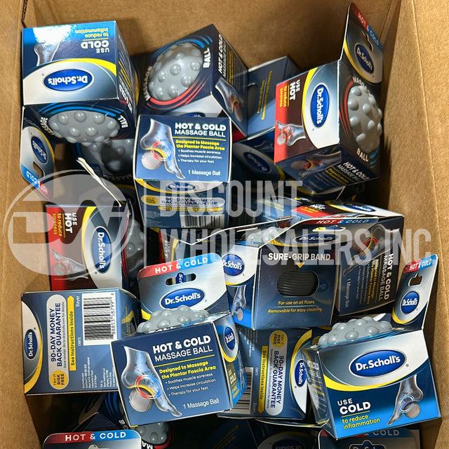 Dr. Scholl's Hot & Cold Massage Ball, Soothes Feet Muscles (65 Pcs Lot)