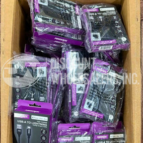 Powerxcel USB-A. Fast Charge & Sync 4Ft Cable Fast Charging IPhone Ipad (106 Pcs Lot)