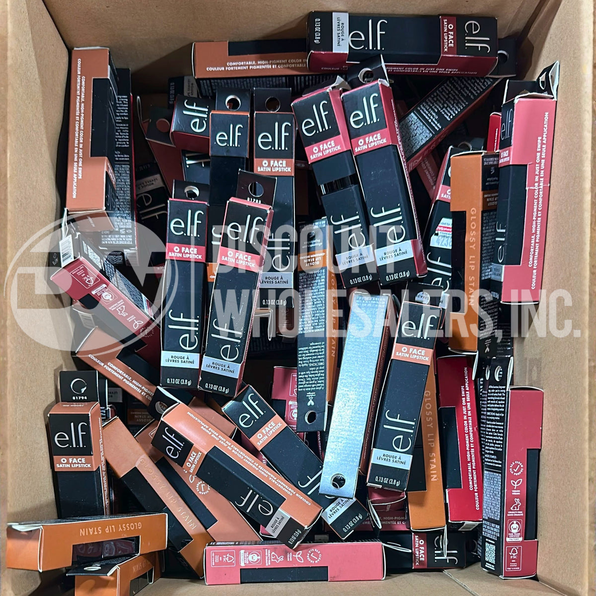 E.l.f Assorted Lipsticks Glossy Lip Stain And Satin (100 Pcs Lot)