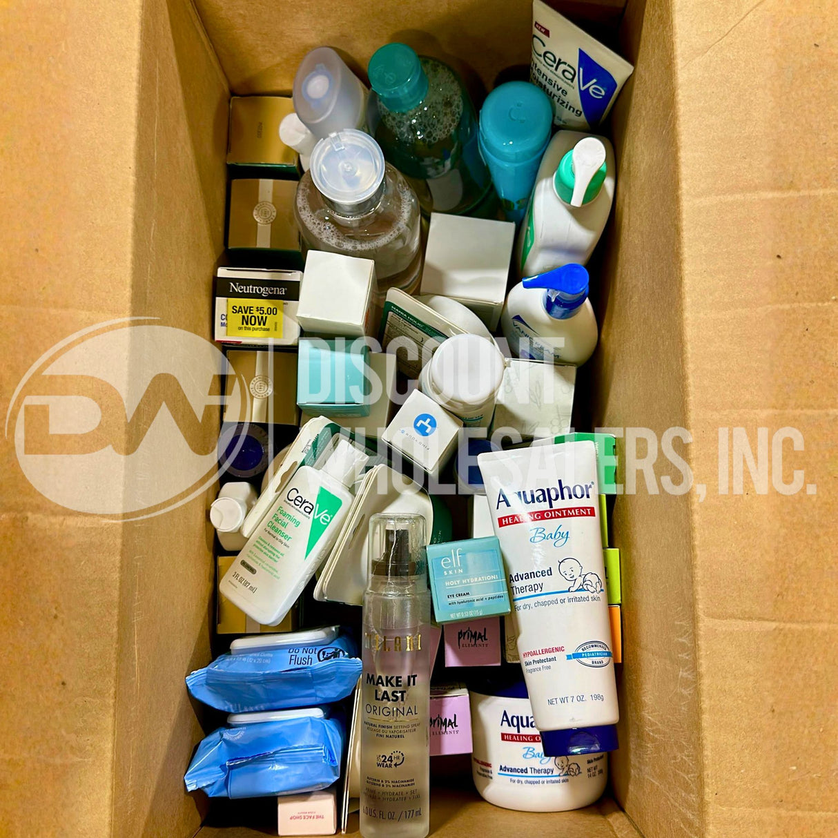Skin Care Assorted Different Brands And Sizes (65 Pcs Lot)