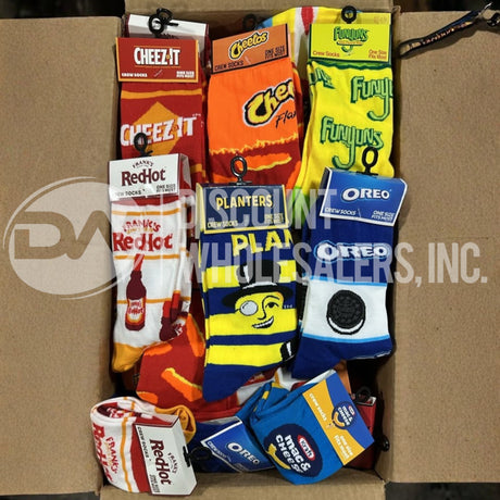 Crazy Crew Socks Different Characters (120 Pcs Lot)