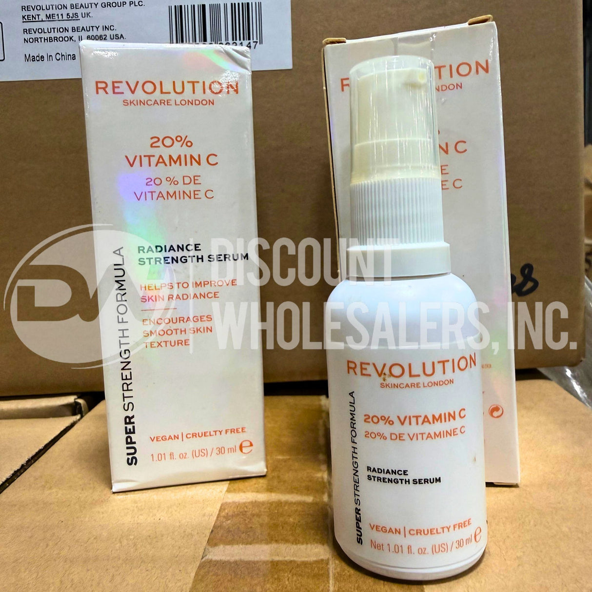 Revolución Skincare 20% Vitamin C Radiance Strength Serum Vegan 1.01 fl. (36 pcs lot)