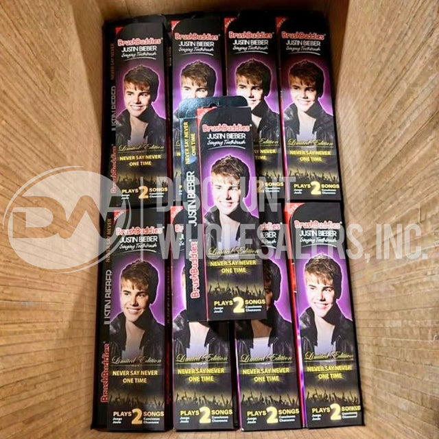 Brush Buddies Justin Bieber Limited Edition Plays 2 Songs (46 Pcs Lot)