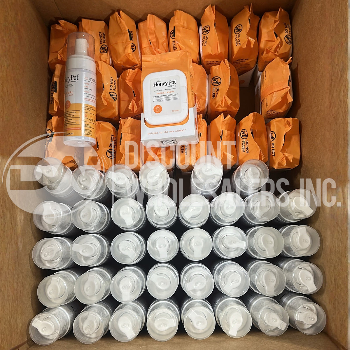 The Honey Pot Company Normal Daily Foaming Wash Feminine and Normal Wipes Mix (100 Pcs Lot)