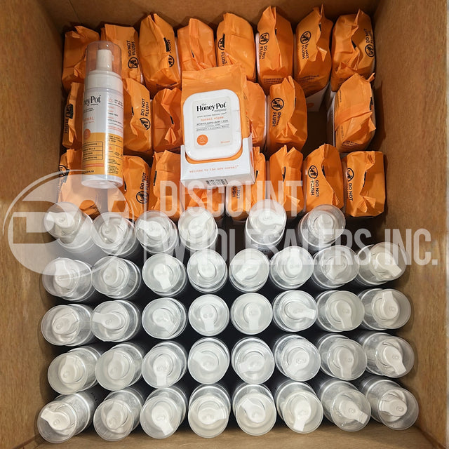 The Honey Pot Company Normal Daily Foaming Wash Feminine and Normal Wipes Mix (100 Pcs Lot)