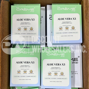 The Creme Shop Aloe Vera X3 Sheet Mask Set Of 5 (72 Pcs Lot)