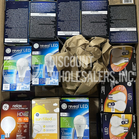GE LED Bulbs Assorted Mix (94 Pcs Lot)
