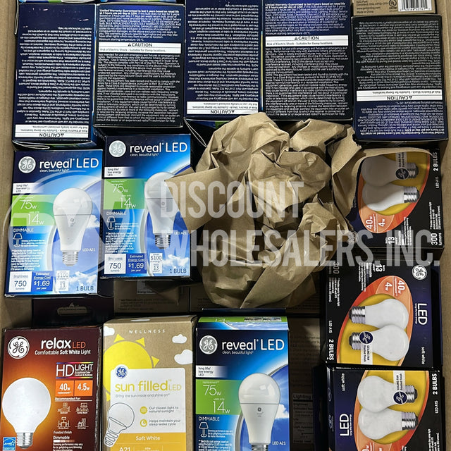 GE LED Bulbs Assorted Mix (94 Pcs Lot)
