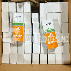 Eucerin Oil Control Face Sunscreen Lotion SPF 50 - 2.5oz 75ml (117 Pcs Lot)