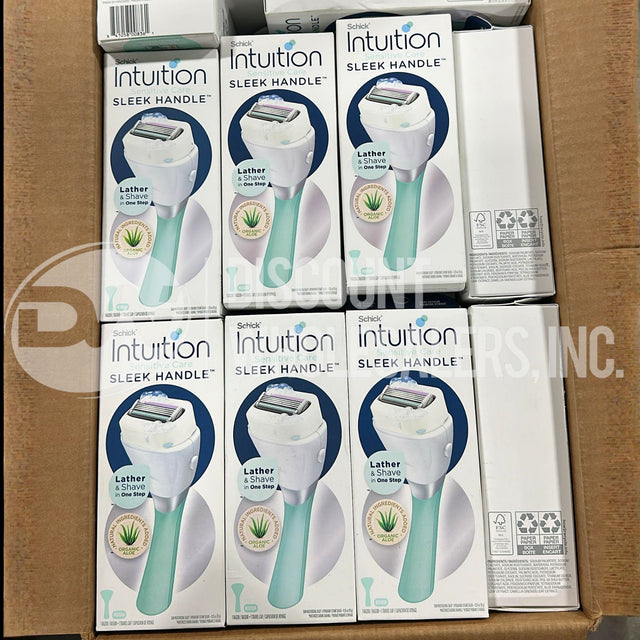 Schick Intuition Sensitive Care Sleek Handle Women's Razor With Travel Cap (160 Pcs Lot)