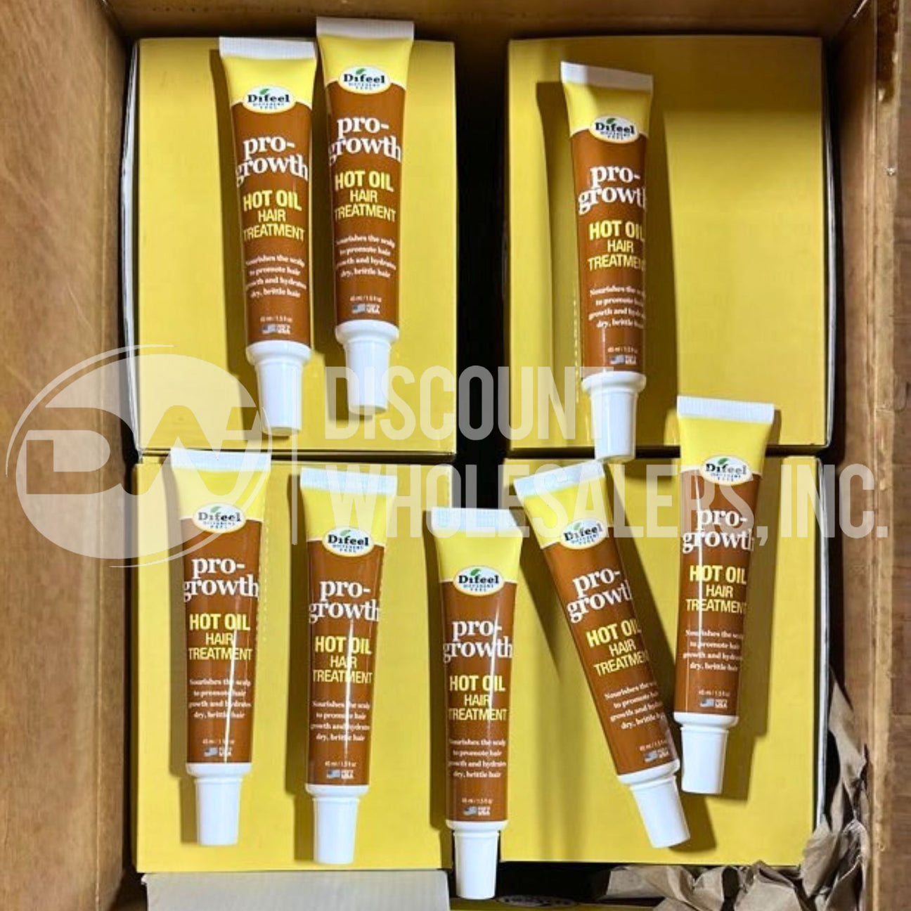 Difeel Hot Oil Pro-Growth Hair Treatment 1.5 oz. (188 Pcs Lot)