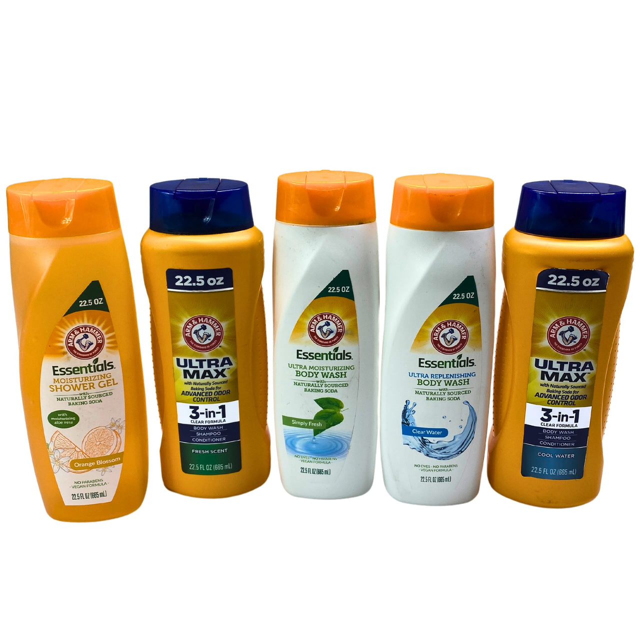 Arm & Hammer Shampoo, Body Wash, Shower Gel Different Sizes And Scents