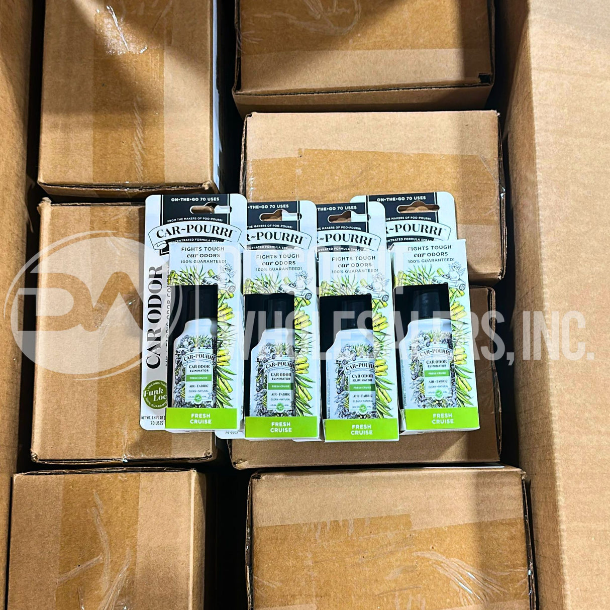 Car-Pourri Fresh Cruise Car Odor Eliminator 1.4oz (200 Pcs Lot)