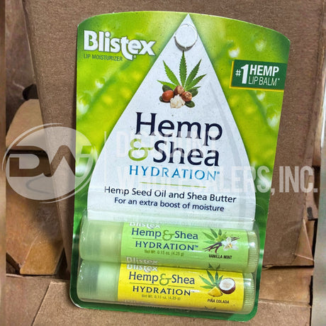 Blistex Hemp & Shea Hydration Lip Balm (100 Pcs Lot)