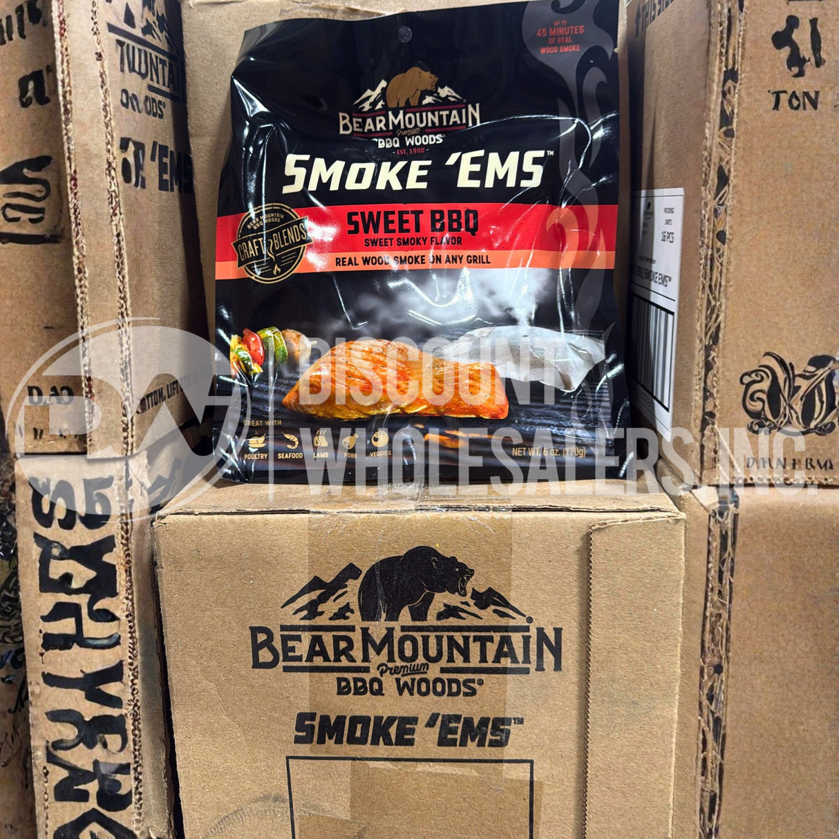 Bear Mountain Smoke EMS Sweet BBQ (64 Pcs Lot)
