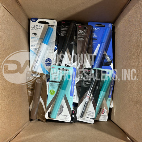 Almay Makeup Mix Mascaras, Eyeliners, Eyebrows And More (80 Pcs Lot)