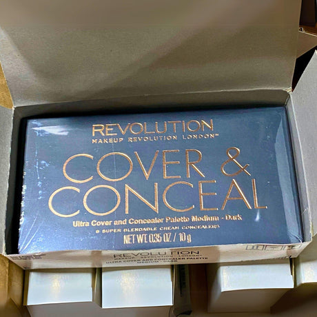 Revolution Cover & Conceal Palette Medium-dark 0.35oz (36 Pcs Lot)