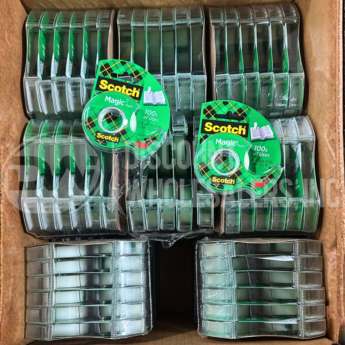 Scotch Magic Tape, Invisible 3M 100s Of Uses (288 Pcs Lot)