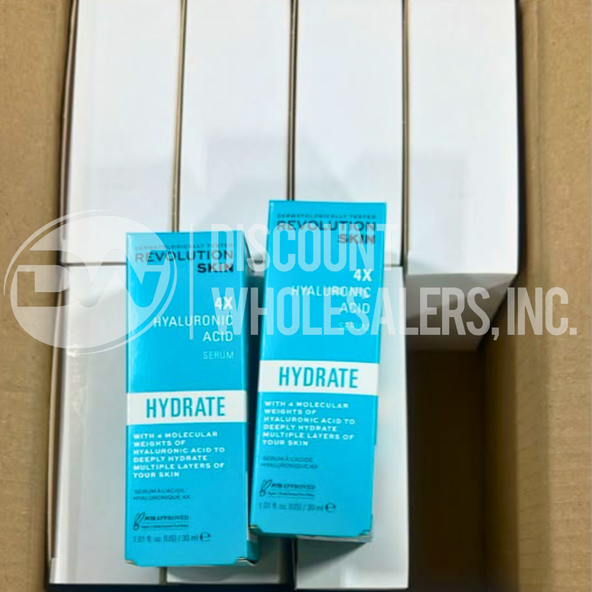Revolution Skin 4X Hyaluronic Acid Serum 30 mL – Deep Hydration (72 Pcs Lot)