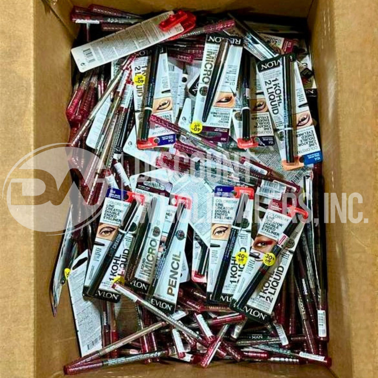 Eyeliners, Eyebrow And More, Assorted Different Shades And Brands (270 Pcs Lot)