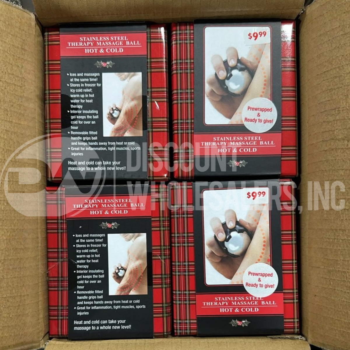 The Original Fun Stainless Steel Massage Roller (96 Pcs Lot)
