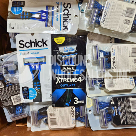 Schick Xtreme Outlast  4 Blades, 3 Razors (600 Pcs Per Pallet)