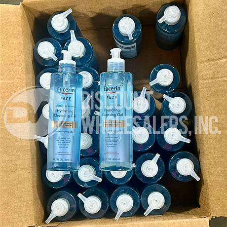 Eucerin Face Gentle Hydrating Cleansing Gel, 13.5 fl. Oz (84 Pcs Lot)