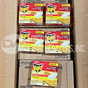 Raid Ant Killer Baits Station Traps, For Household Use, Child Resistant, 8 Count (96 Pcs Lot)