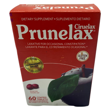 Prunelax Ciruelax Laxative Dietary Supplement Tablets 60 Coated Tablets 