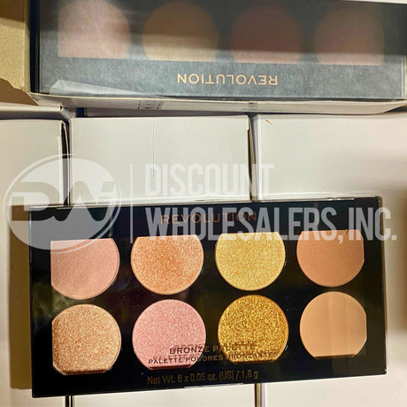 Revolution London Ultra Blush Golden Sugar Rose Gold Shadow Palette (72 Pcs Lot)